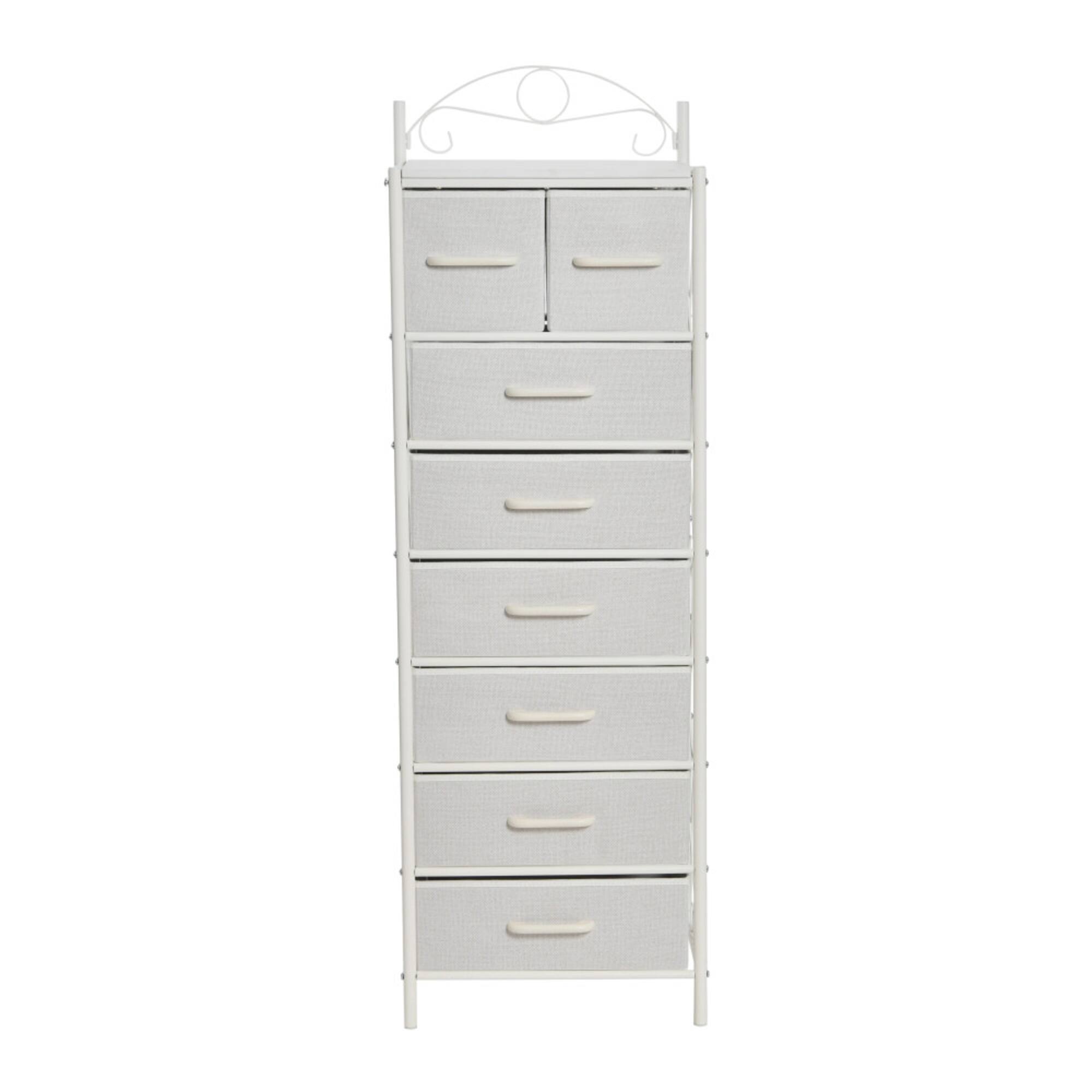 Household Essentials Victoria 54" 8-Drawer Narrow Dresser